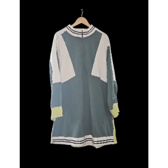 Anthropologie A+ daily Practice Color Block Zip SPORTY SWEATSHIRT DRESS 3X NWT - Picture 2 of 8